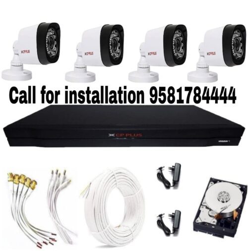 CPPLUS 2.4MP 4Cameras set