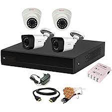 2.4MP CPPLUS CCTV 4cameras combo DVR cctv camera cp plus kit 500GB Call for Installation, Hyderabad