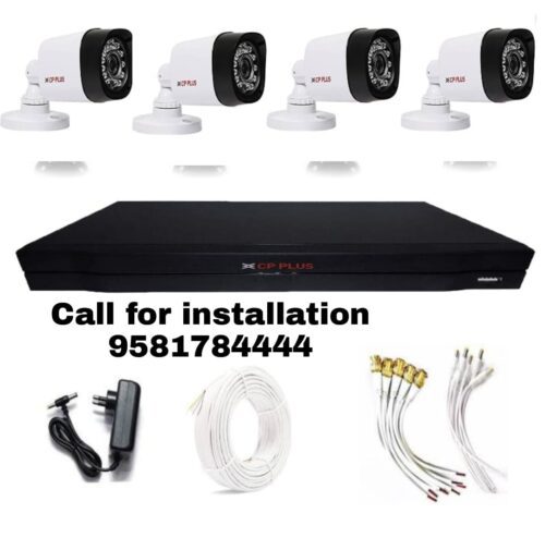 CPPLUS 2.4MP 4Cameras bullet kit