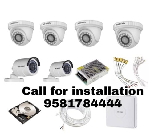 CCTV Camera 2MP Hikvision 6Camera