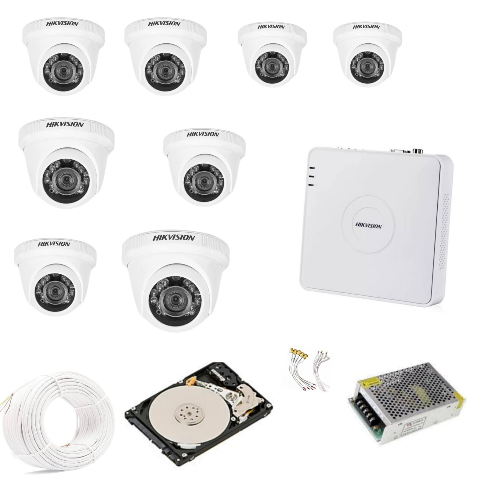 Hikvision 2mp camera best sale set