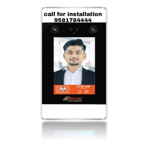 Realtime PRO 1400 WIFI Biometric High Speed Long Range Face Recognition Without Power Supply 