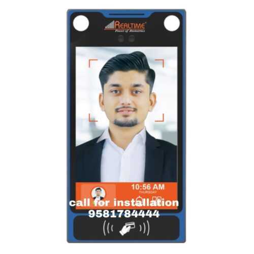 Realtime PRO 1900 WIFI Biometric High Speed Long Range Face Recognition Without Power Supply 
