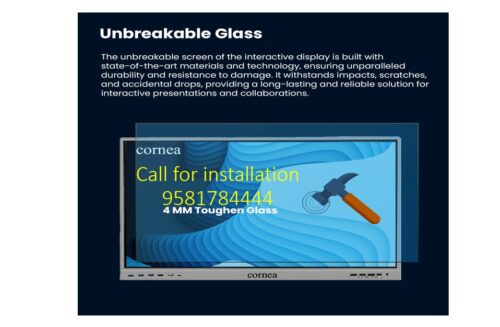 CORNEA 85inch 4K UHD TOUCH SCREEN LED TV Ultra Touch DISPLAY INTERACTIVE FLAT PANEL Android 13 Ideal for Schools ,College, Institute, Home And Office Windows(Optional)