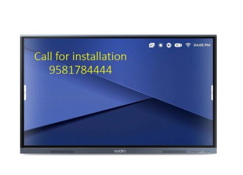evota Digital Smart Board for Teaching, 75 inch Interactive Flat Panel with 4K Touch Screen Display for Online Teaching Size 75inch for Classroom, Coaching Classes, School, College and Education