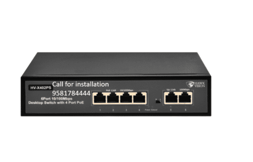 UPLINK POE SWITCH HAWKVISION 4+2 HV-X402-PS