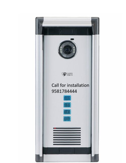 HAWKVISION TWOWAY COMMUNICATION WITH INDOOR PHONE FOUR BELL OUTDOOR HV-V4-4-OU