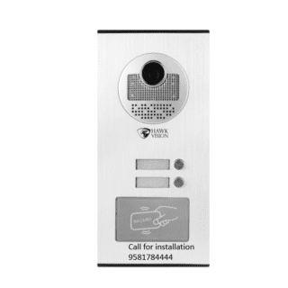 HAWKVISION VIDEO DOOR PHONE 2BELL OUTDOOR WITH RFID FUNCTION HV-D4-2-OU