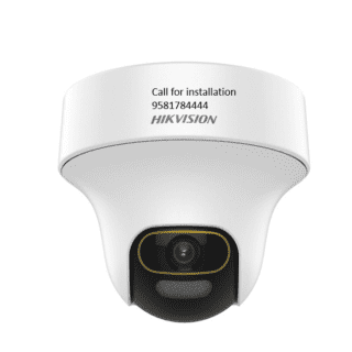 SECURITY CCTV CAMERA HIKVISION DS-2CE70DF3T-PTS 2MP ColorVu Indoor Dome Audio Fixed PT Camera