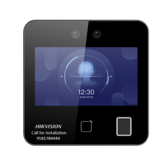 FACE RECOGNITION TERMINAL HIKVISION DS-K1T343EFWX FACE ACCESS TERMINAL BUILT-IN 4.3INCH TOUCH SCREEN TWOWAY AUDIO AND FINGERPRINT ACCESS