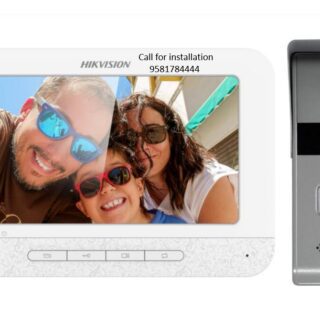 VIDEO DOOR PHONE HIKVISION DS-KIS203T VILLA ANALOG KIT WATE RESISTENT BUILT-IN MIC SPEAKER AND CAMERA ONE CALL BUTTON
