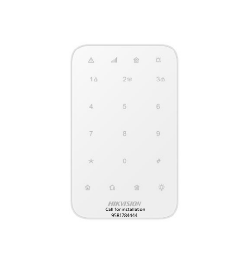 WIRELESS LED KEYPAD HIKVISION DS-PK1-E-WB 433HZ WIRELESS COMUNICATION