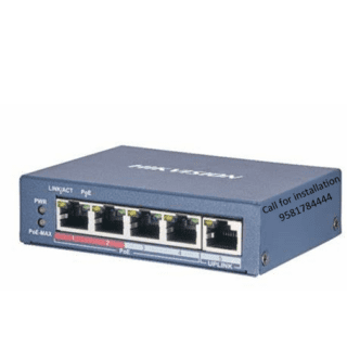 HIKVISION 4PORT FAST ETHERNET SMART POE SWITCH DS-3E1105P-EI NETWORK SWITCH