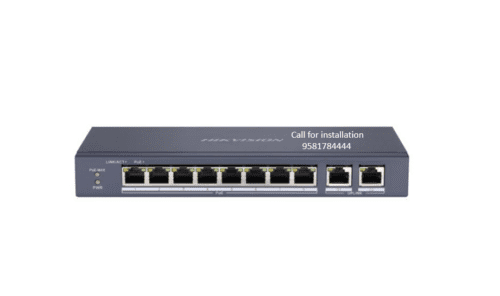 SMART POE SWITCH HIKVISION DS-3E1309P-EI 8PORT FAST ETHERNET SMART POE SWITH