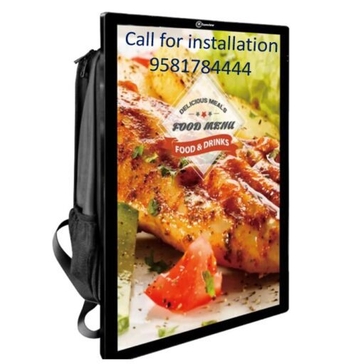 TRUEVIEW Backpack Walking Digital Signage