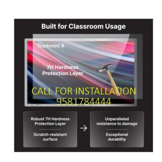 INTERACTIVE FLAT PANNEL TEACMINT X1 Pro 75INCH Classroom Tech True 4K UHD Android OS 8GB RAM 128GB ROM in-Built 13 MP 4K Camera 30W Speakers