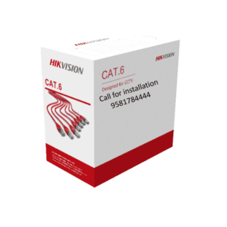 CATE 6 UTP NETWORK CABLE 305M HIKVISION DS-1LN6U-W/CCA CCA,0.565 MM