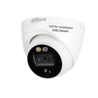 DAHUA 2MP FHD Active Deterrence CCTV Camera Dome DH-HAC-ME1200EP-LED IP67 WATER AND DUST RESISTANT IR 20M CCTV CAMERA FOR HOME