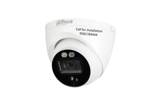 DAHUA 2MP FHD Active Deterrence CCTV Camera Dome DH-HAC-ME1200EP-LED IP67 WATER AND DUST RESISTANT IR 20M CCTV CAMERA FOR HOME