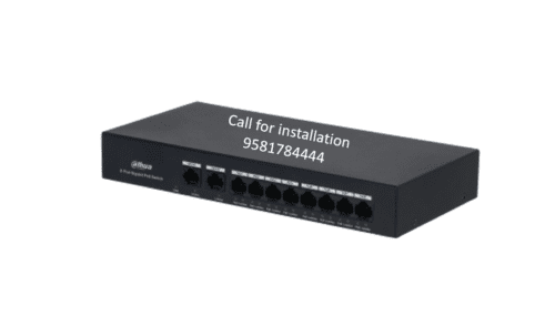 Dahua10Port Economical Gigabit Switch with 8Port PoE DH-PFS3010-8GT-65