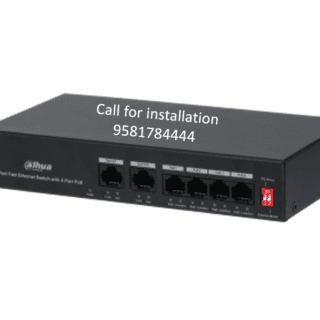 4Port POE and 6Port Unmanaged Desktop Switch Dahua DH-PFS3006-4GT-60