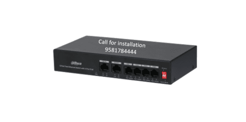 4Port POE and 6Port Unmanaged Desktop Switch Dahua DH-PFS3006-4GT-60