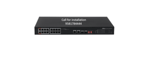 16Port POE and 18Port Unmanaged Desktop Switch Dahua DH-PFS3218-16ET-135