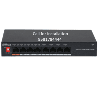 Dahua 10Port Unmanaged Desktop Switch with 8Port PoE DH-PFS3010-8GT-96