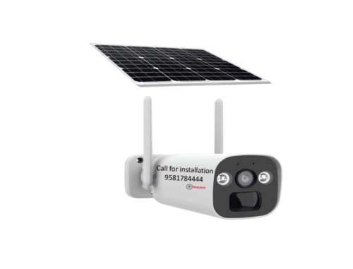 Solar Powered Bullet CCTV Camera 4MP 4G sim Support TrueView