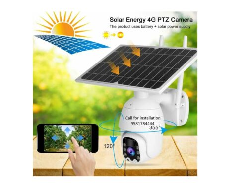 CP plus Solar 3MP 4G PTZ CCTV Camera Indoor