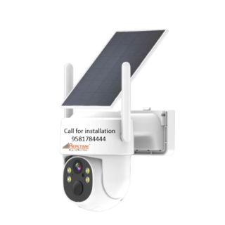 Realtime 4MP Solar 4G 360-degree PTZ Two-way audio