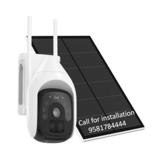 Hanutech Solar 4MP CCTV Camera PTZ 4G Support Built-in Battery