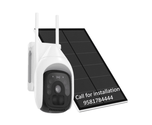 Hanutech Solar 4MP CCTV Camera PTZ 4G Support Built-in Battery