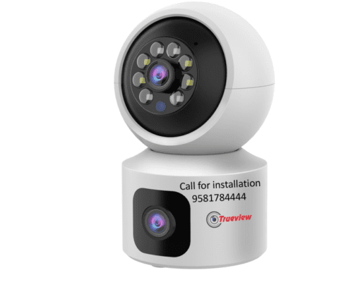 Trueview 2MP+2MP Smart Linkage Robot Tracking Security Camera Wireless 360-Degree