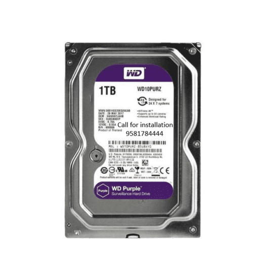 WD Purple Surveillance Hard Disk 1TB CCTV HDD