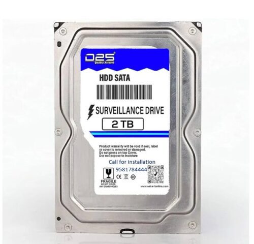 D25 2TB Hard Disk for CCTV Camera 8Channel 16Channel
