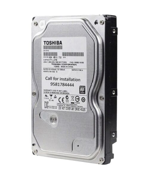 Toshiba 2TB Surveillance Hard Drive Supports up-to 64 HD Cameras