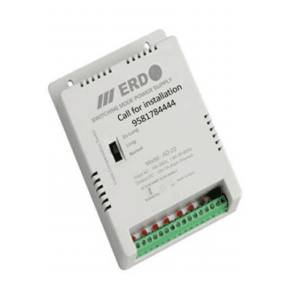 ERD 16CH Single Output SMPS for 16Cameras with Power Cord