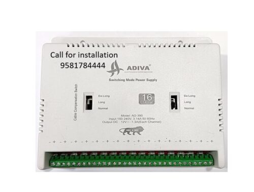 ADIVA 16Channel SMPS for CCTV Power Supply Support Bullet and Dome