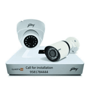 Godrej 2MP 1Dome, 1Bullet 4Channel Full HD CCTV Camera Kit