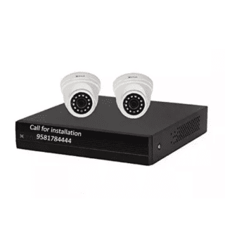 CP PLUS 4Channel HD DVR 1080p Indoor(Dome) Camera 2.4MP Combo