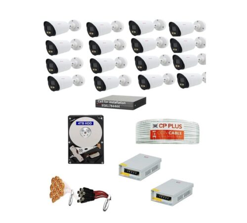 CP PLUS 1080p Full Color HD 16Camera Combo Set
