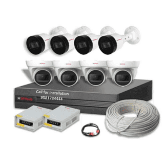 CP Plus 5MP 4Bullet 4Dome Camera 8Channel DVR Combo Set