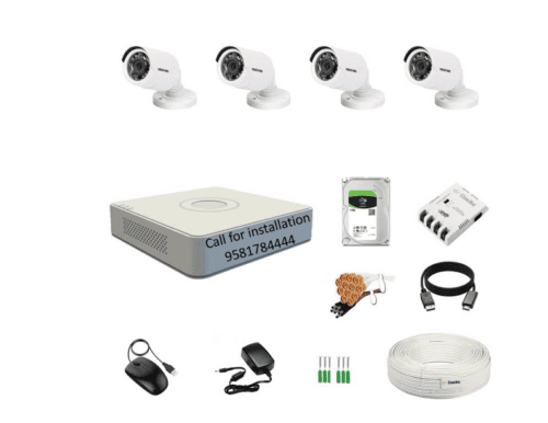 HIKVISION 4Channel DVR 2MP 4Bullet Cameras Combo