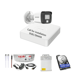 HIKVISION FHD 4Channel DVR 2MP 1Outdoor Colorful Cameras Kit