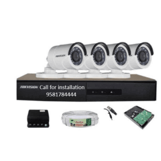 Hikvision 720P 4Bullet Camera 500GB Hardisk 4Channel DVR Kit