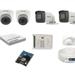 HIKVISION 5MP 4Channel DVR 2Dome 2Bullet Cameras Combo