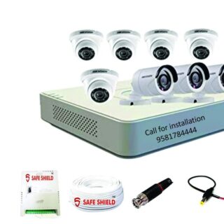 HIKVISION 8Channel DVR 3Bullet 5Dome 3Bullet LED CCTV Camera Combo
