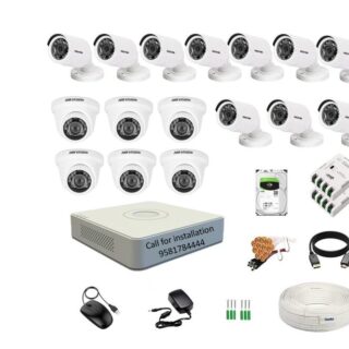 HIKVISION 16Channel DVR with 2MP 6Dome 10Bullet Cameras Combo