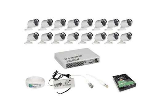 Hikvision FHD 2MP 16CCTV Cameras 16CH DVR Kit 4TB HDD